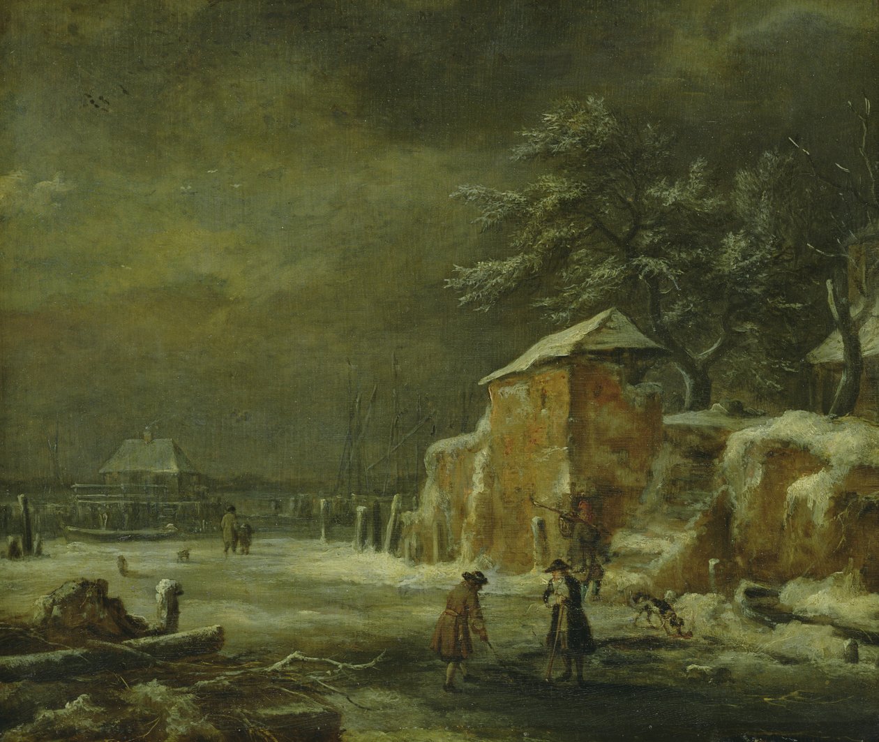 Kış Manzarası by Jacob van Ruisdael