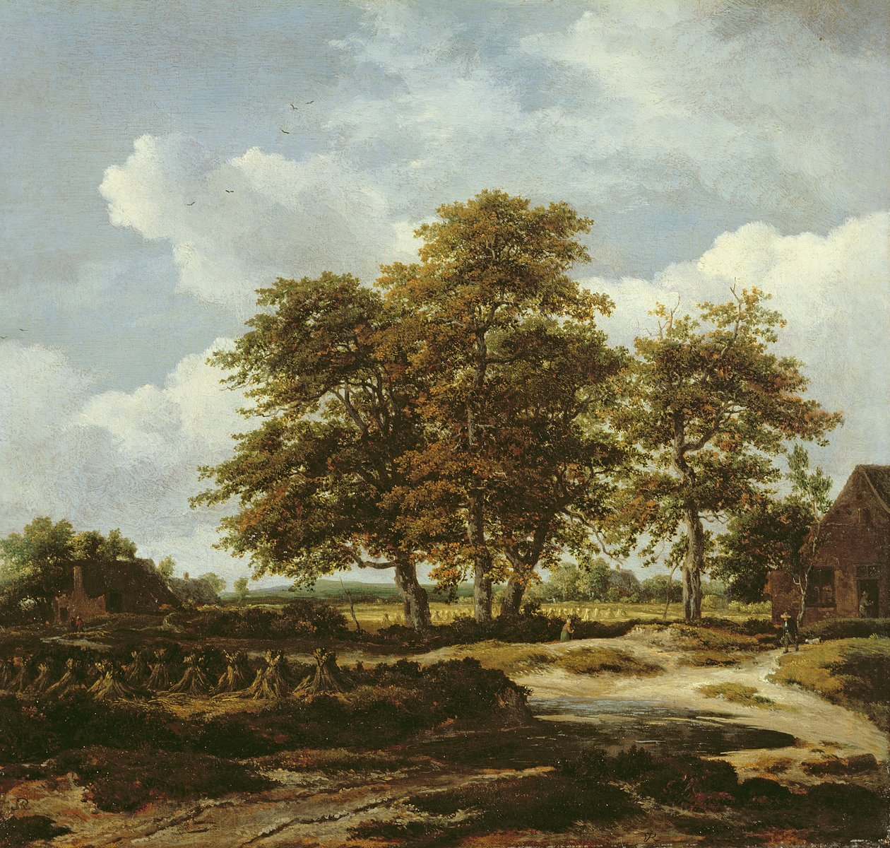  by Jacob Isaaksz. or Isaacksz. van Ruisdael