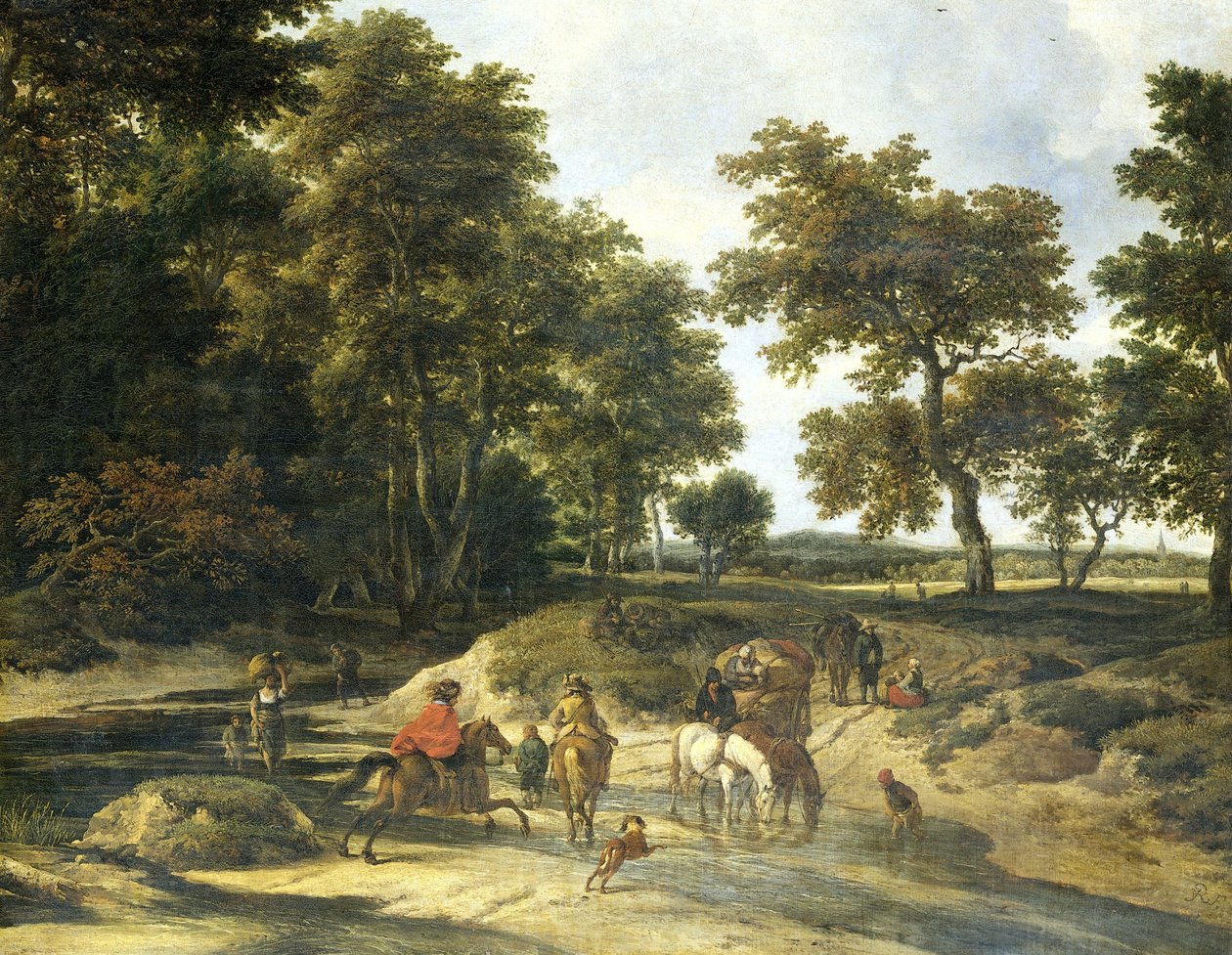 Ford by Jacob Isaakszoon van Ruysdael