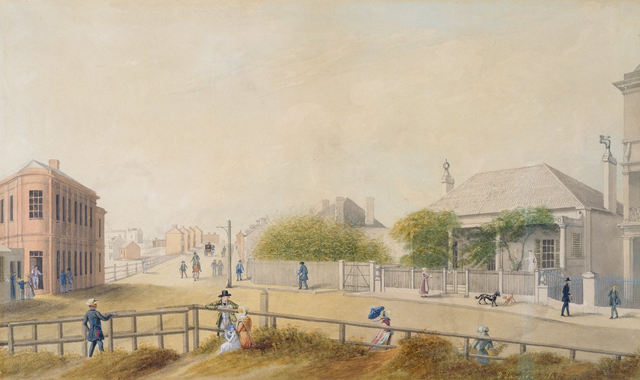 Oxford Caddesi, Sidney, 1847 by Jacob Janssen