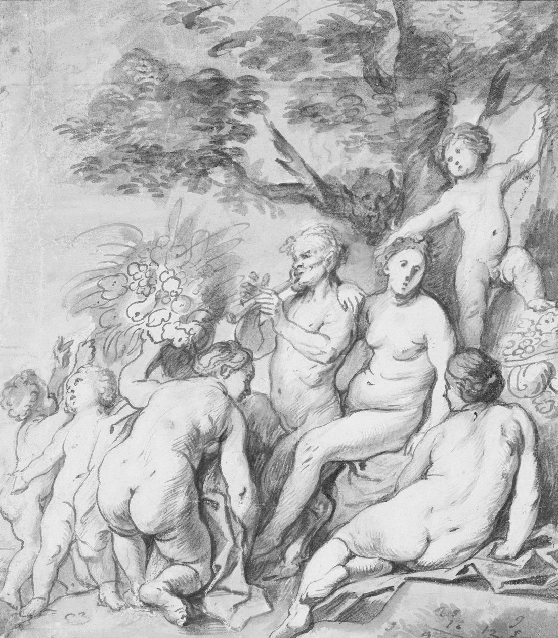 Doğurganlık Alegorisi Recto, ca. 1640. by Jacob Jordaens