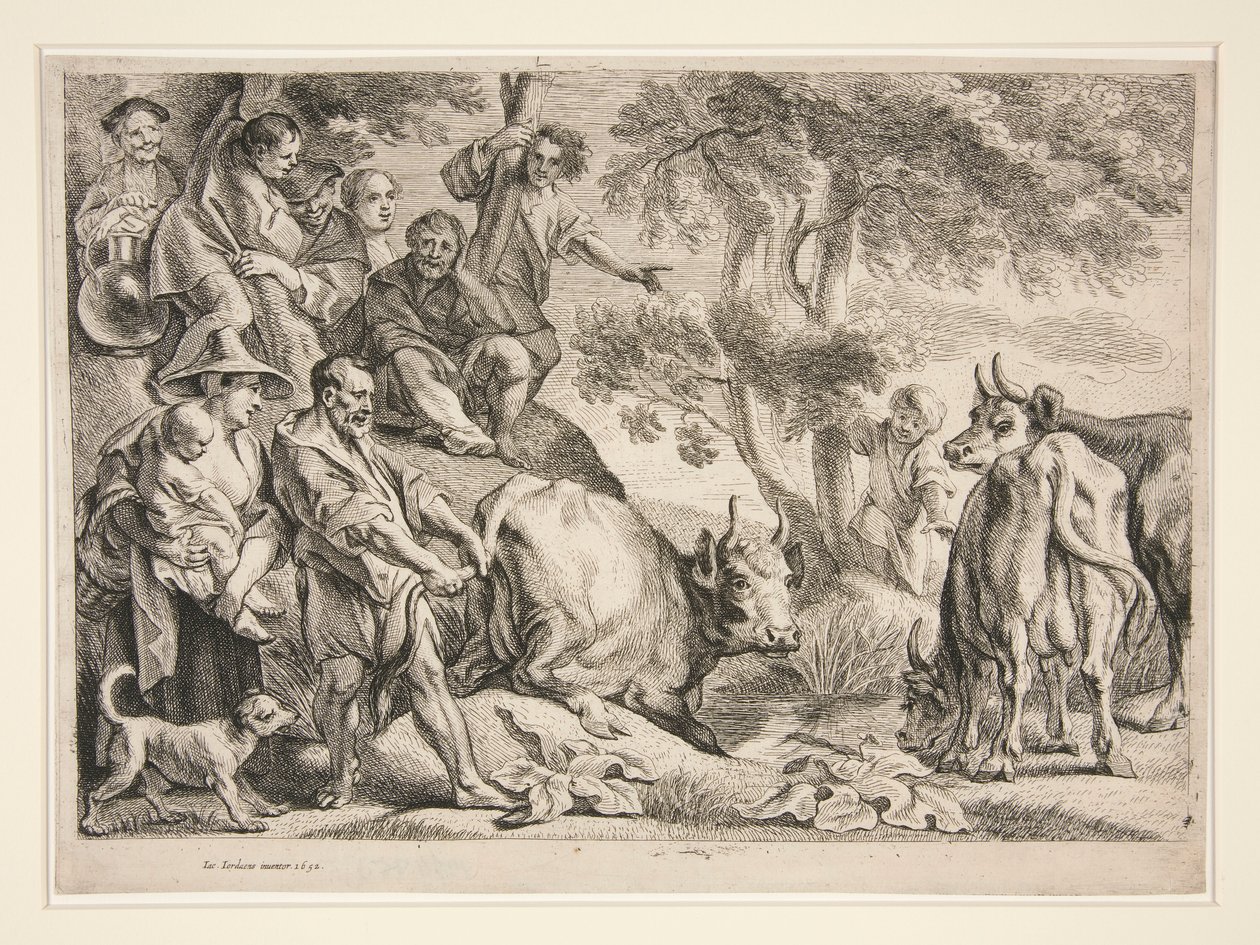 Herkül Sığırını Soyan Cacus by Jacob Jordaens