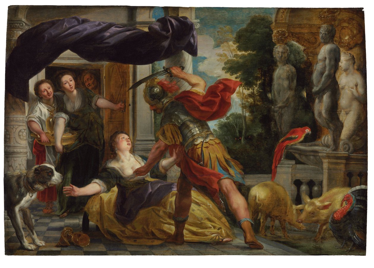 Kirke ve Odysseus by Jacob Jordaens