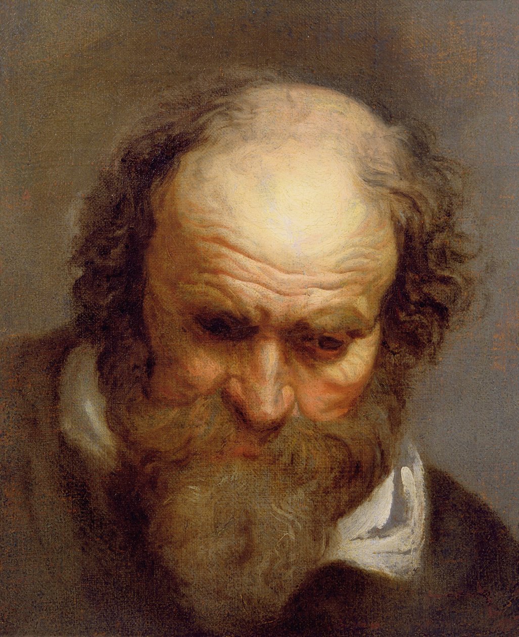 Yaşlı Bir Adamın Başı by Jacob Jordaens