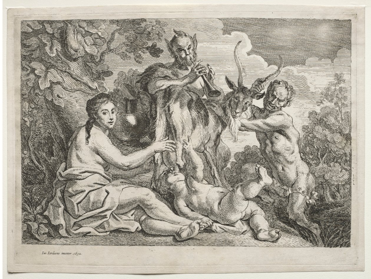 Jüpiter Keçi Almathea Tarafından Beslendi, 1652. by Jacob Jordaens