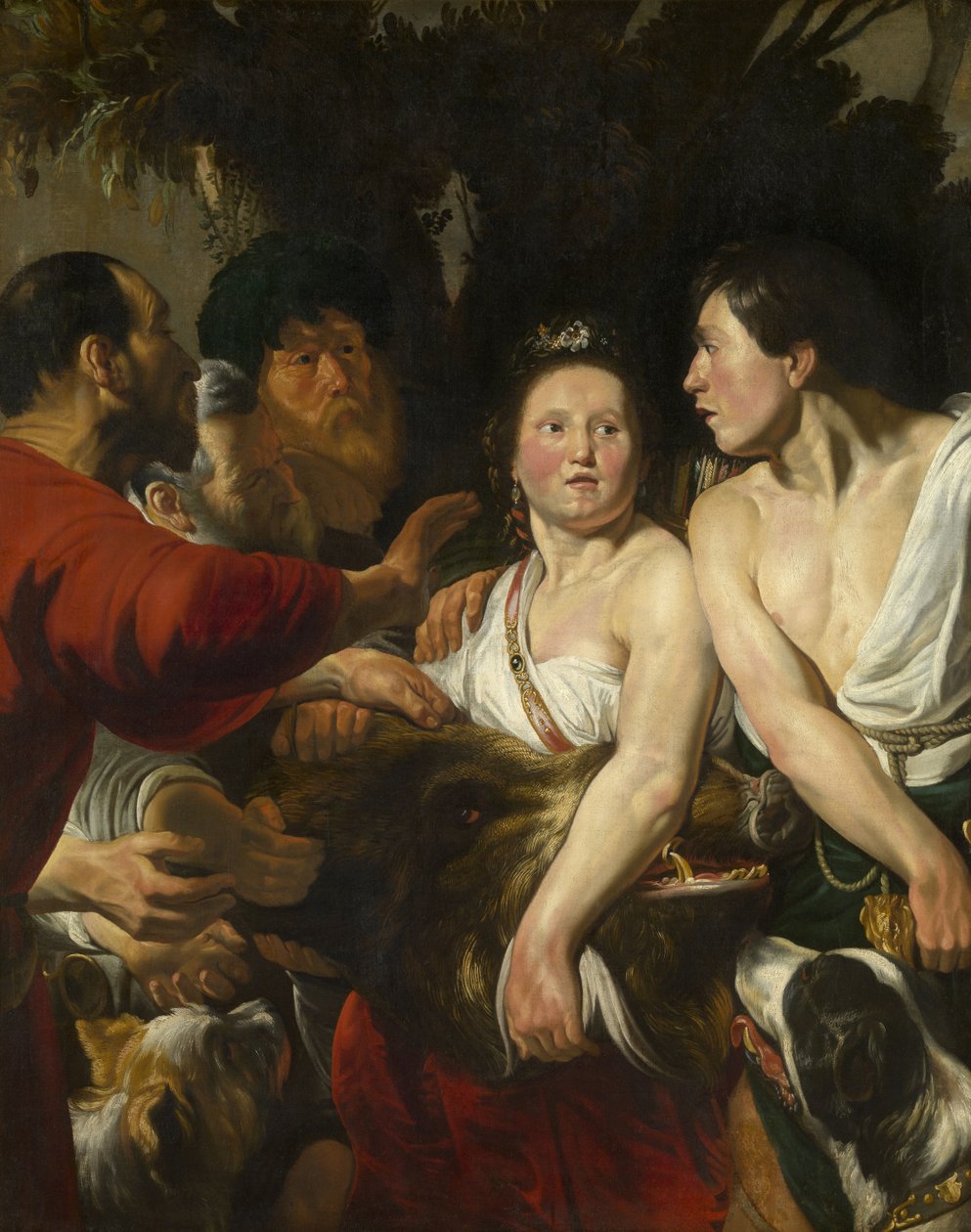 Meleager ve Atalanta, 1617-1618. by Jacob Jordaens