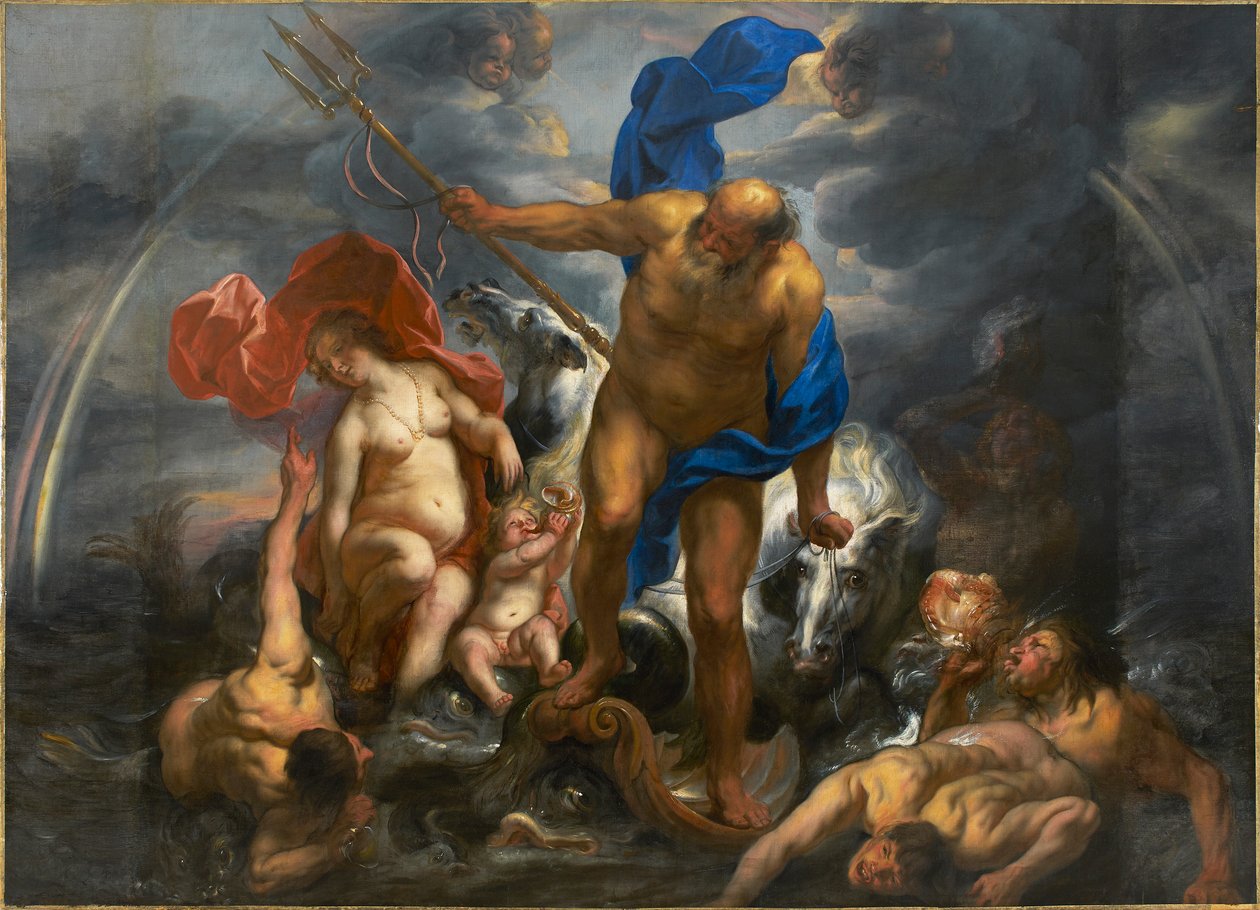 Neptün ve Amphitrite, 1644. by Jacob Jordaens
