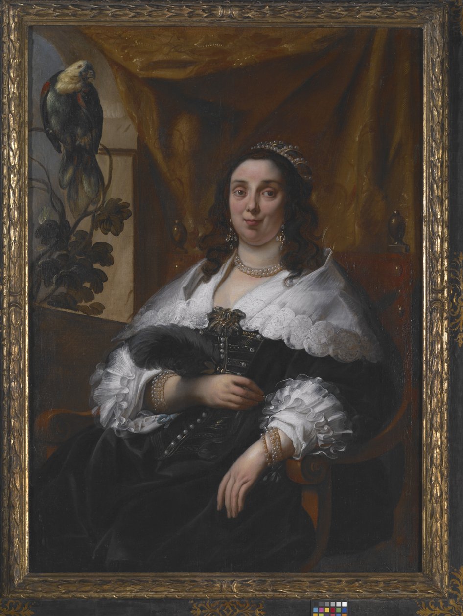 Bir Kadının Portresi (tuval üzerine yağlıboya) by Jacob Jordaens