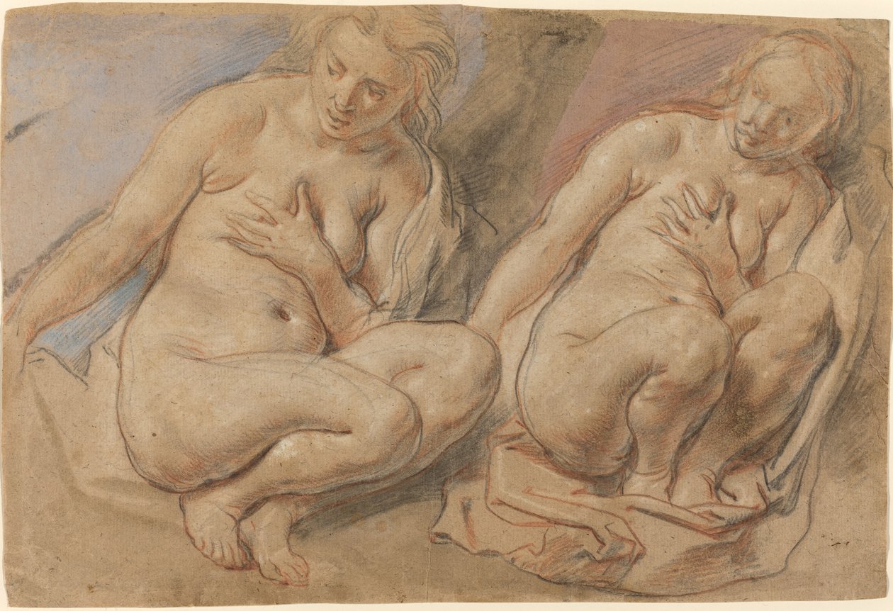 Susannah Çömelmiş by Jacob Jordaens
