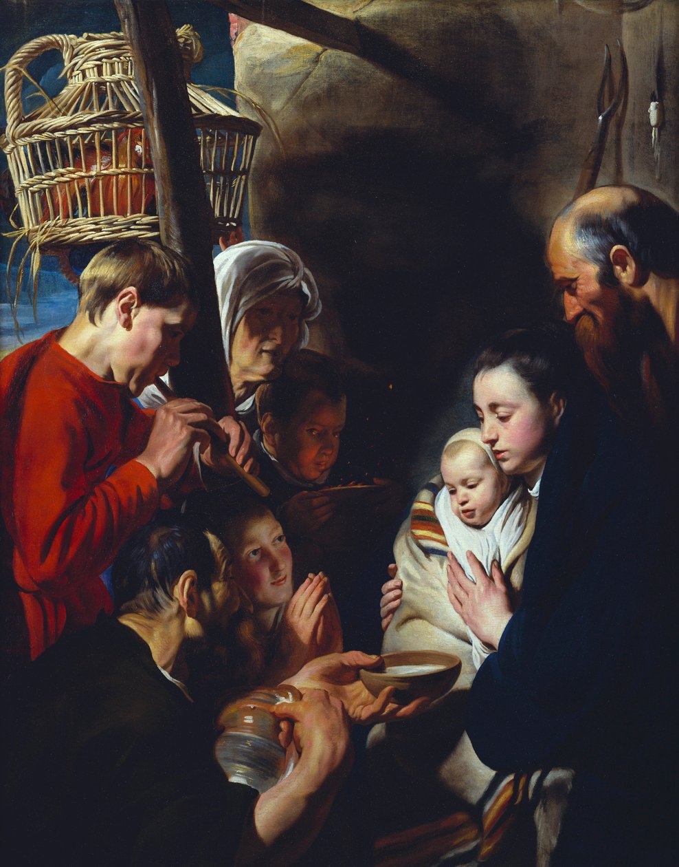 Çobanların hayranlığı by Jacob Jordaens