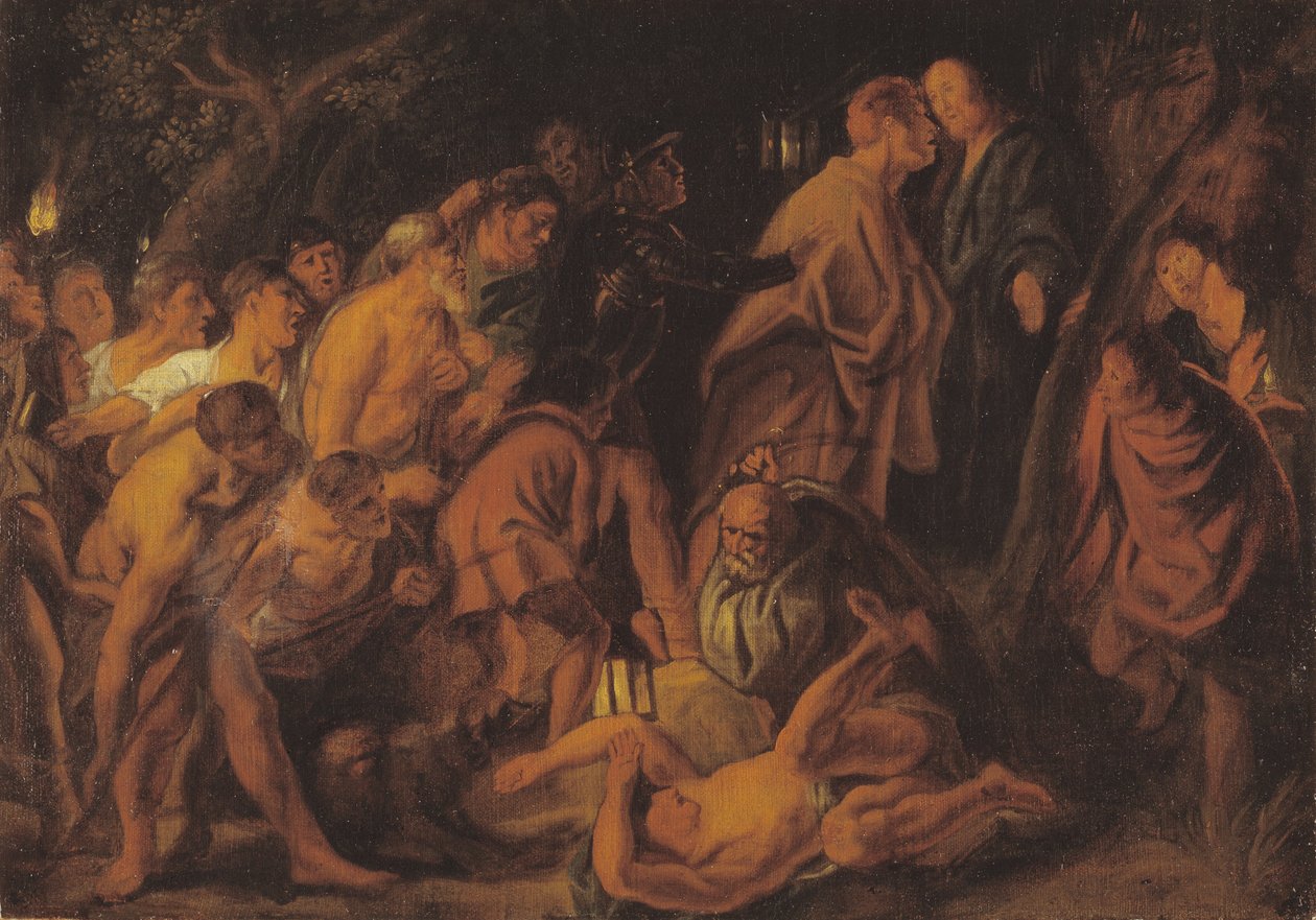Gethsemane'de İsa'nın İhaneti ve Tutuklanması by Jacob Jordaens