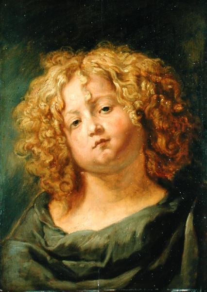Kıvırcık Saçlı Kız by Jacob Jordaens