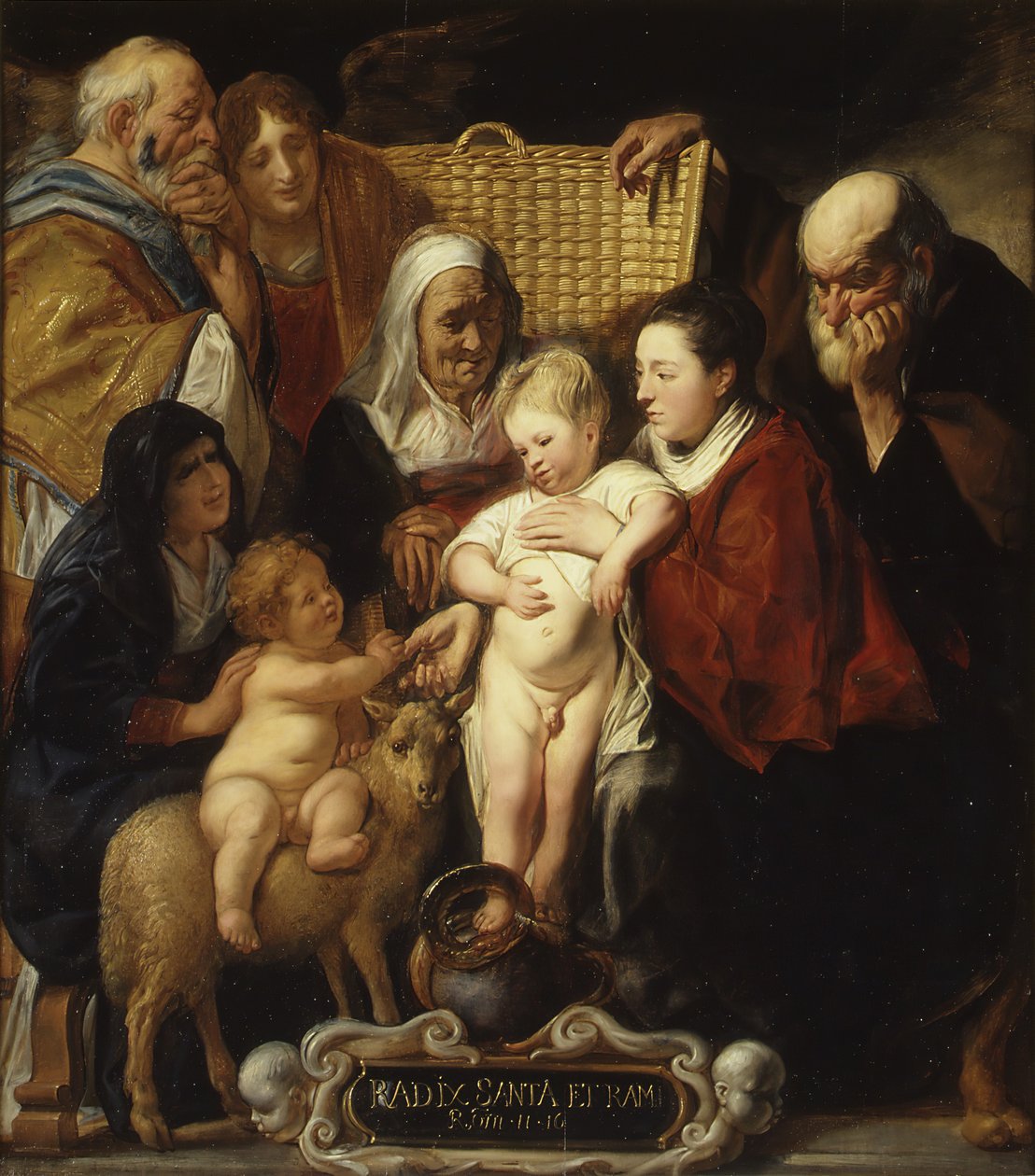 Aziz Anne ve Genç Baptist ve Ebeveynleri ile Kutsal Aile, 1620