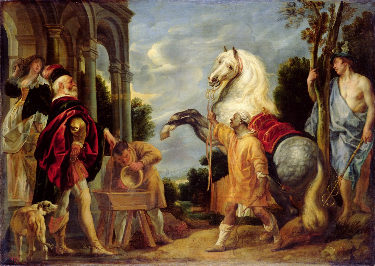 Ustaların Gözü Atı Şişmanlatır by Jacob Jordaens