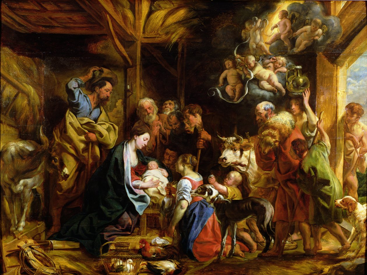 Doğuş (panelde yağ) by Jacob Jordaens