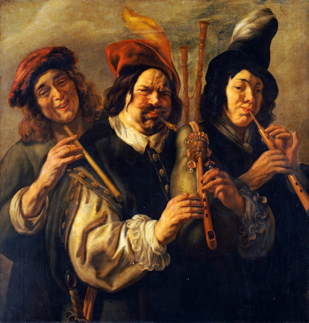 Üç Müzisyen by Jacob Jordaens