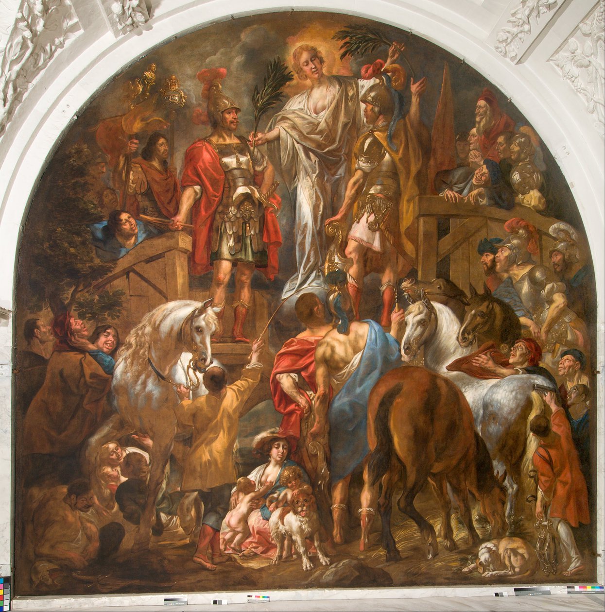 Romalılar ve Batavianlar arasındaki barış by Jacob Jordaens the elder