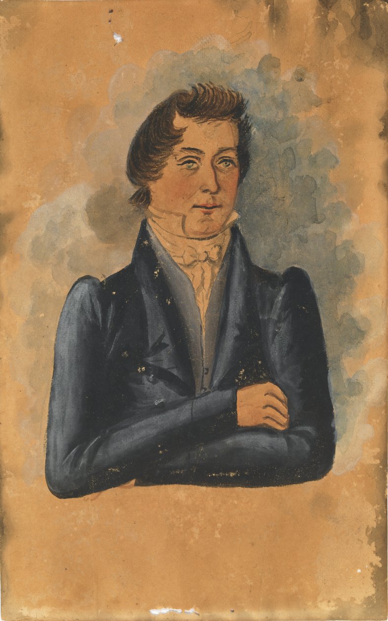 Bir Adamın Portresi, 19. yüzyılın başlarında. by Jacob Maentel