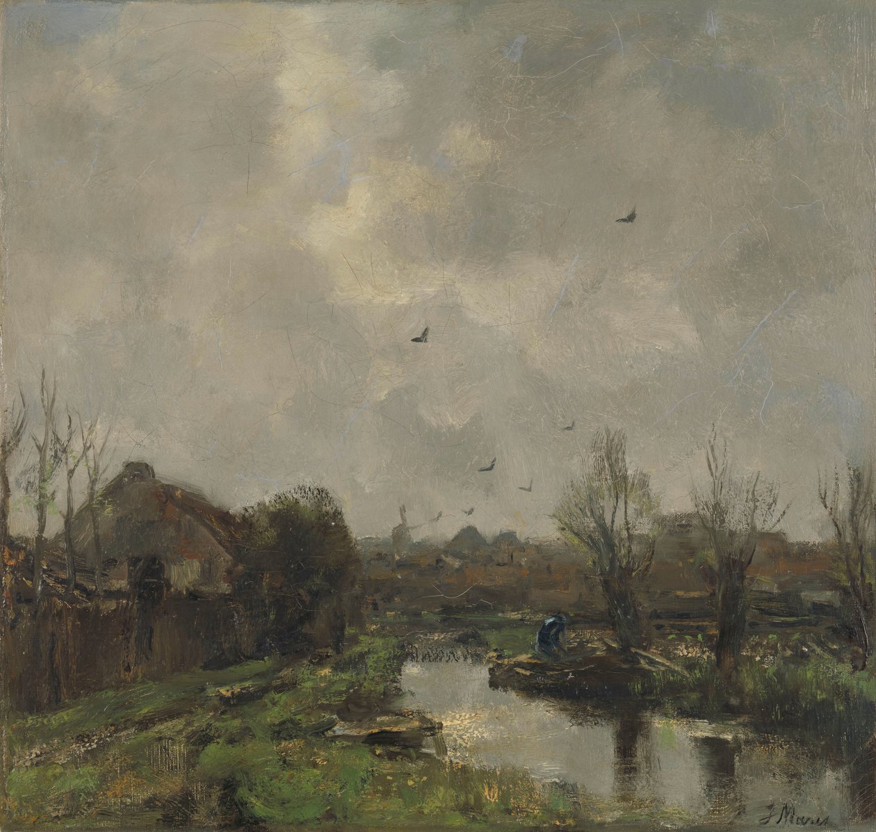 Lahey civarında manzara by Jacob Maris