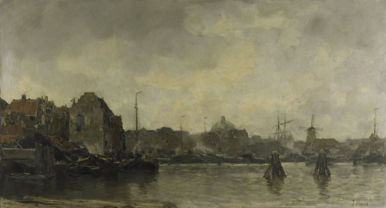 şehir manzarası by Jacob Maris