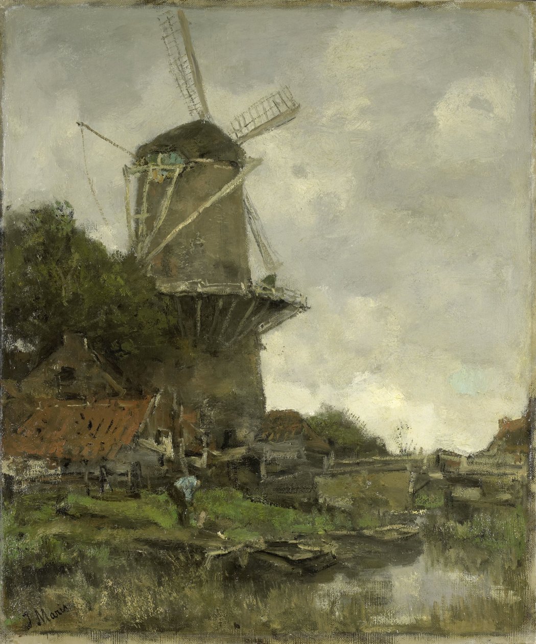 yel değirmeni by Jacob Maris