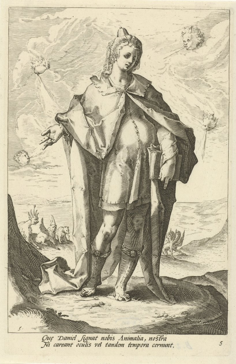 Daniel Eski Ahit Peygamberleri (dizi başlığı) by Jacob Matham (attributed to)