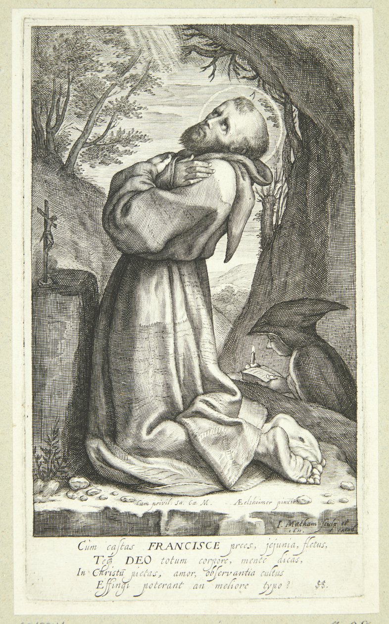 Assisili Francis by Jacob Matham