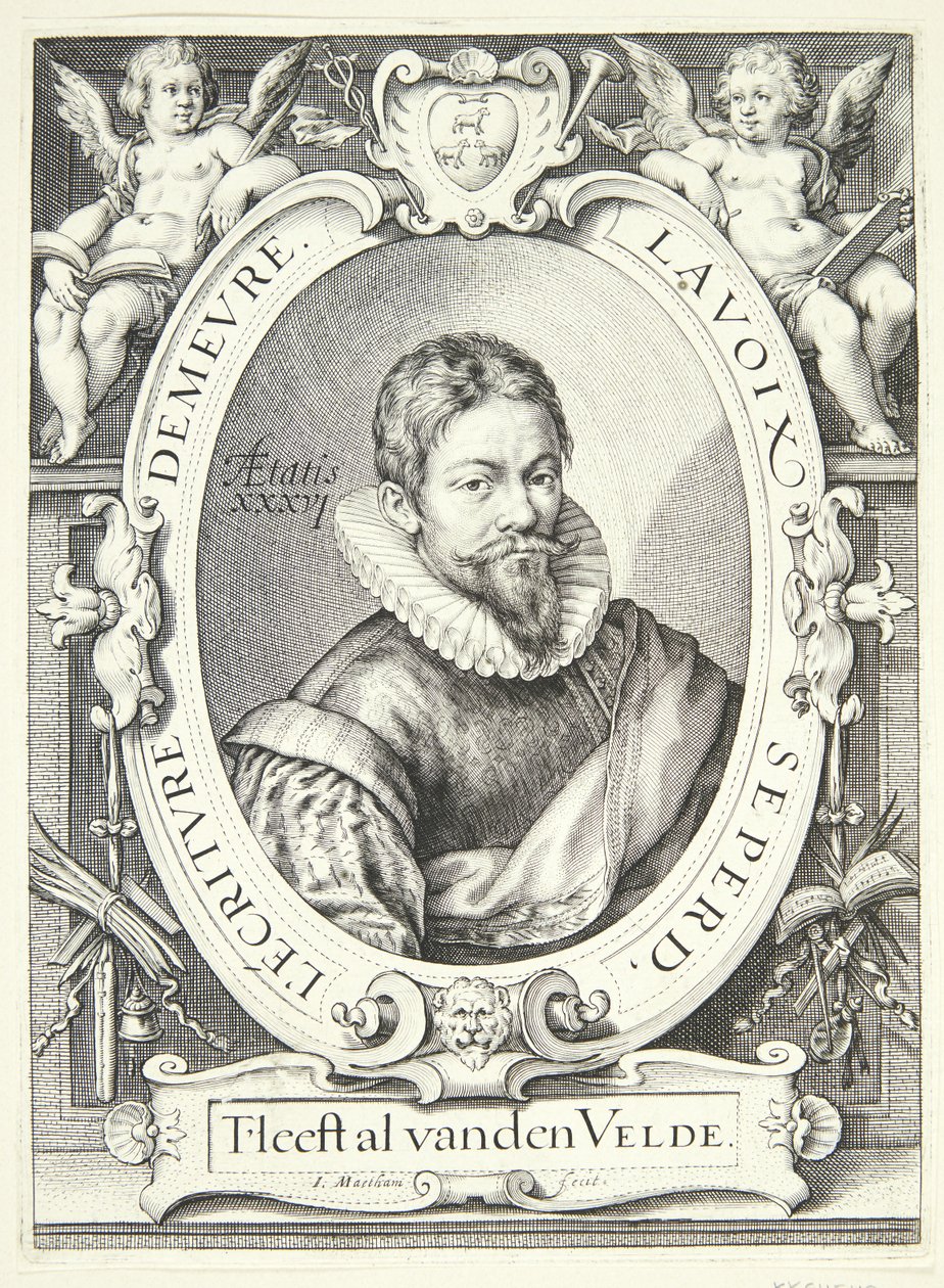 Jan van de Velde den ældre by Jacob Matham
