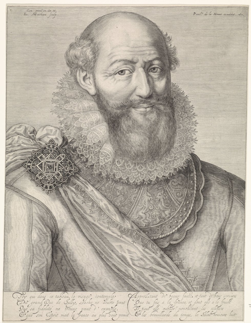 Maximilien de Bétune'nin Portresi by Jacob Matham