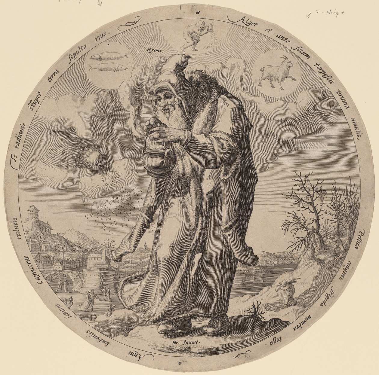 Kış by Jacob Matham after Hendrik Goltzius