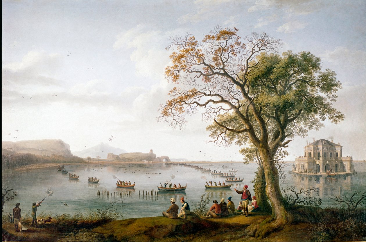 Napoli, İtalya yakınlarındaki Fusaro Gölü