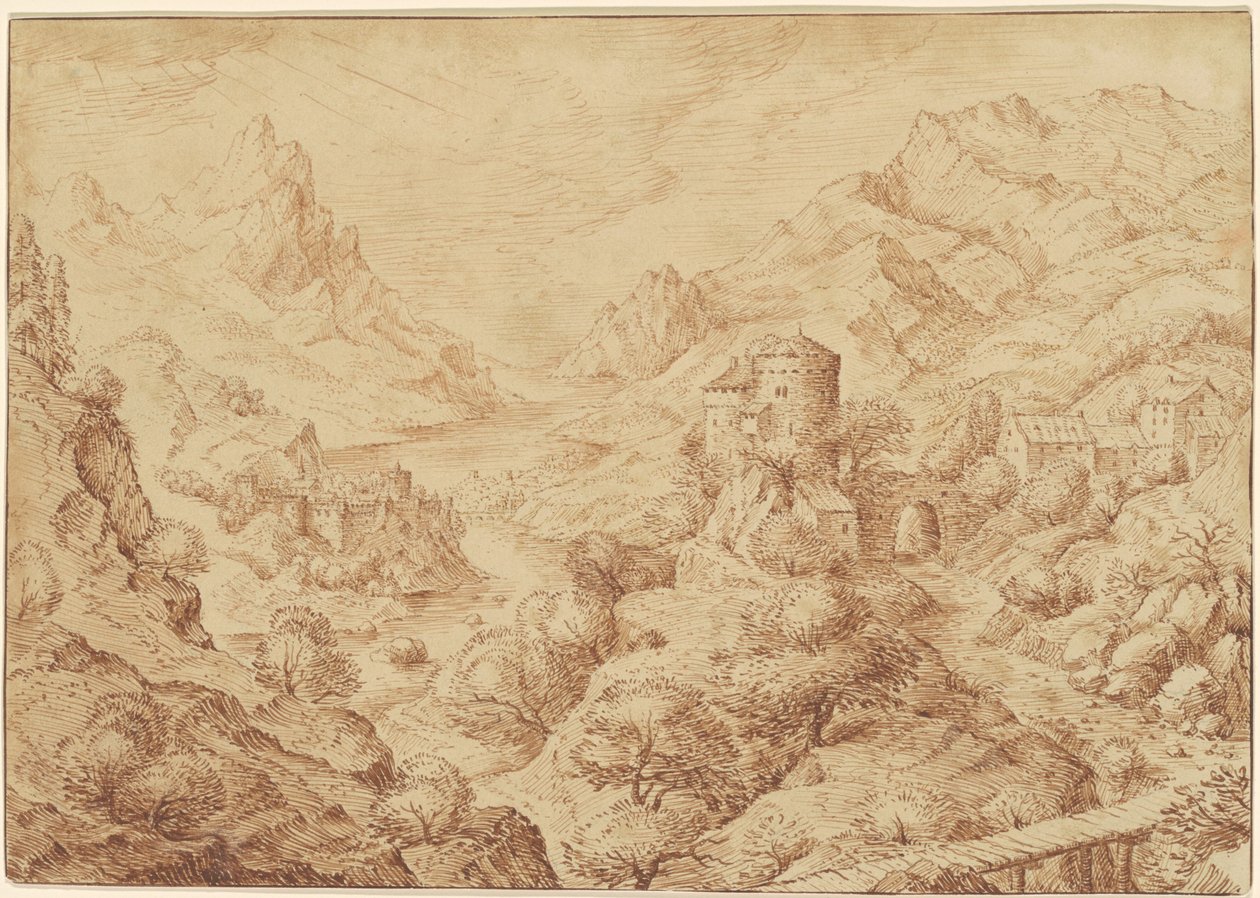 Panoramik Nehir Manzarası by Jacob Savery I