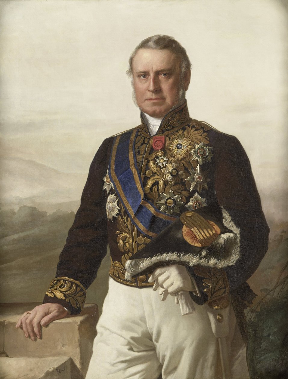 Charles Ferdinand Pahud (1803-73). Genel Vali (1855-61) by Jacob Spoel
