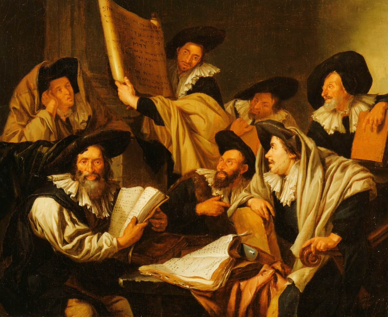 Bir Haham Tartışması, by Jacob Toorenvliet