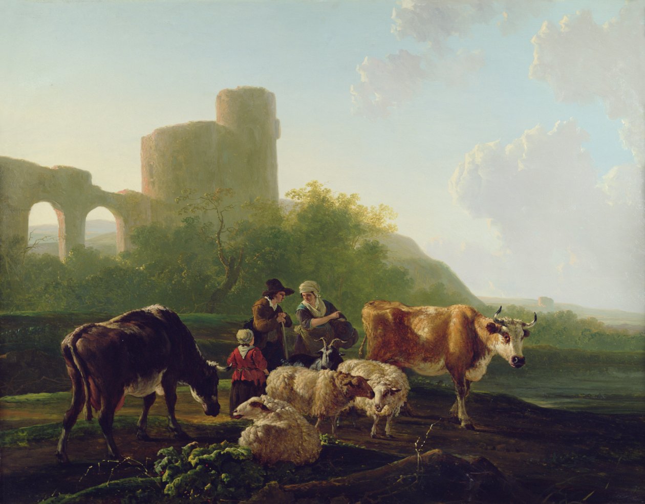 Sığır ve Koyunlu Rustik Figürler by Jacob Van Stry