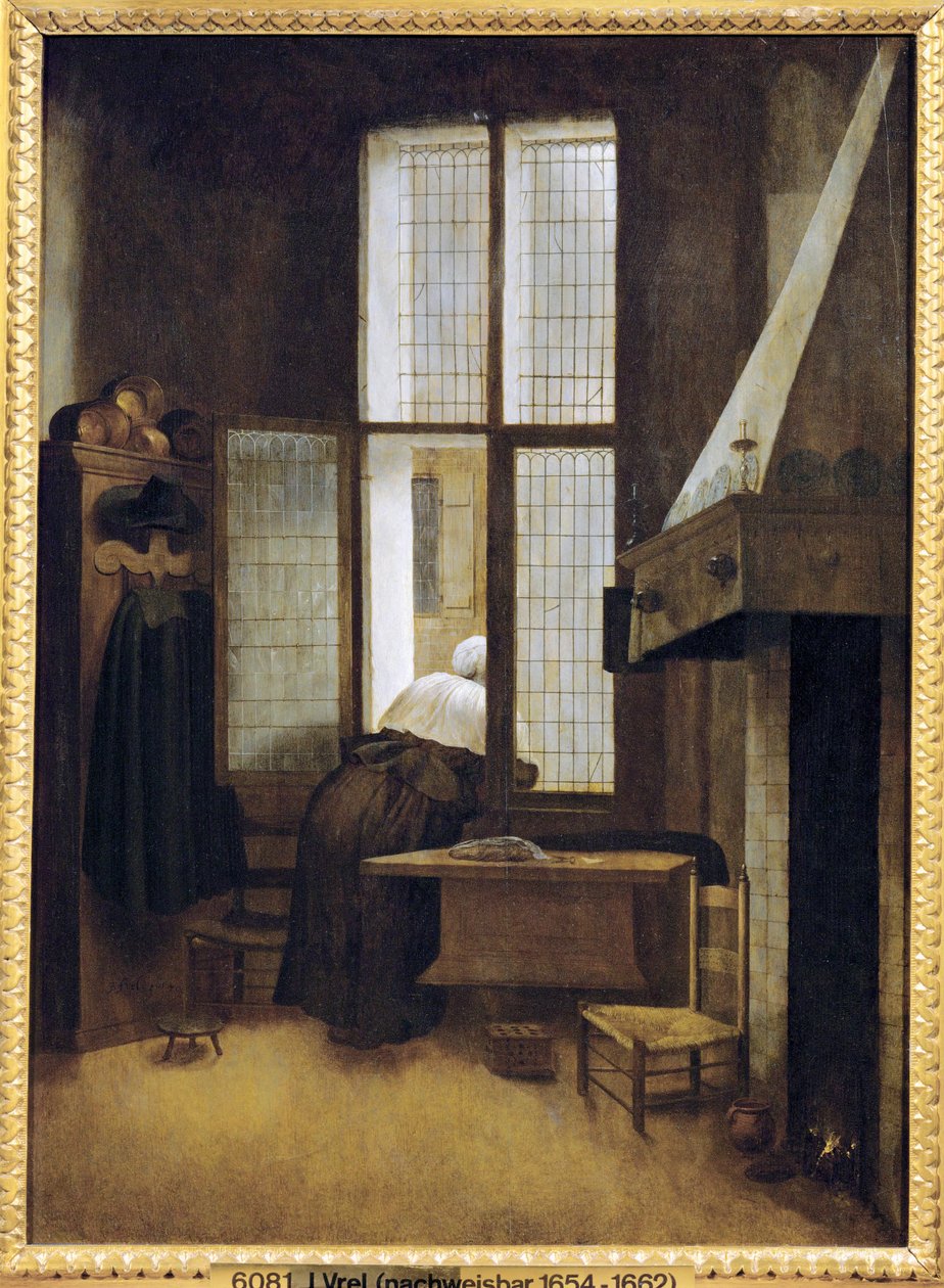 Penceredeki kadın by Jacob Vrel