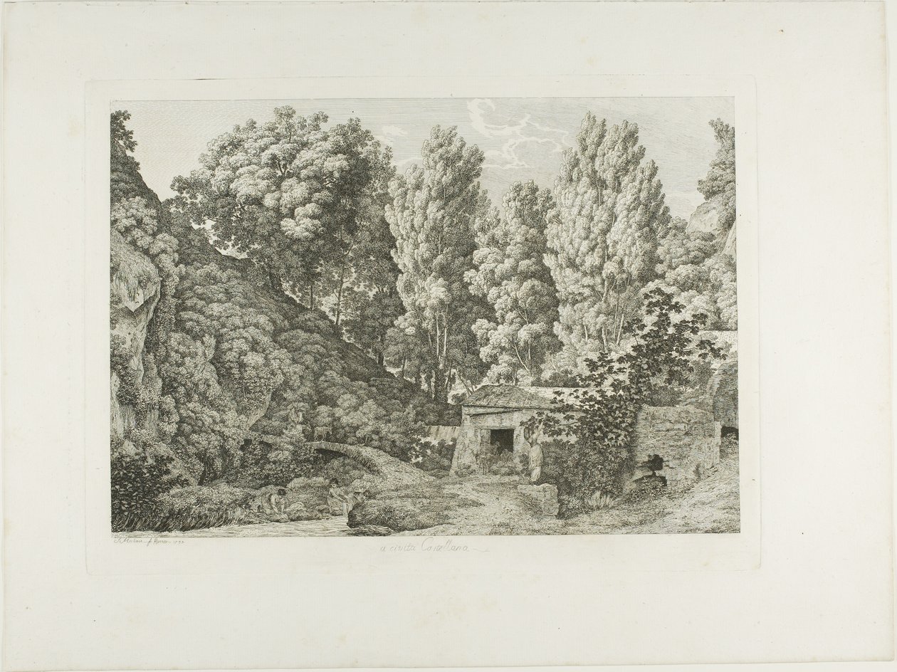 Bir Civita Castellana by Jacob Wilhelm Mechau