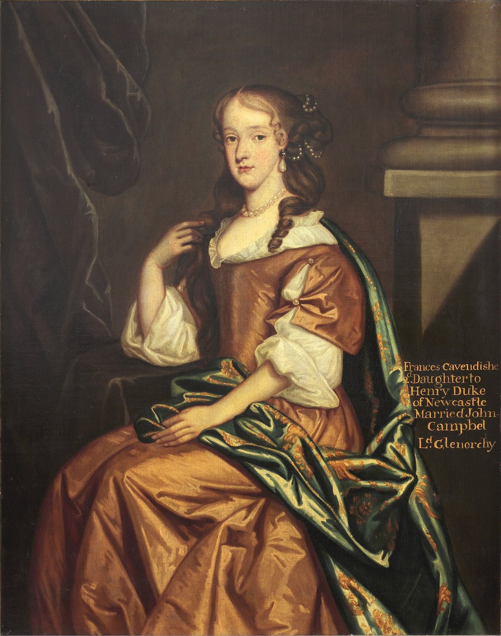 Leydi Frances Cavendish, Leydi Glenorchy by Jacob circle of Huysmans