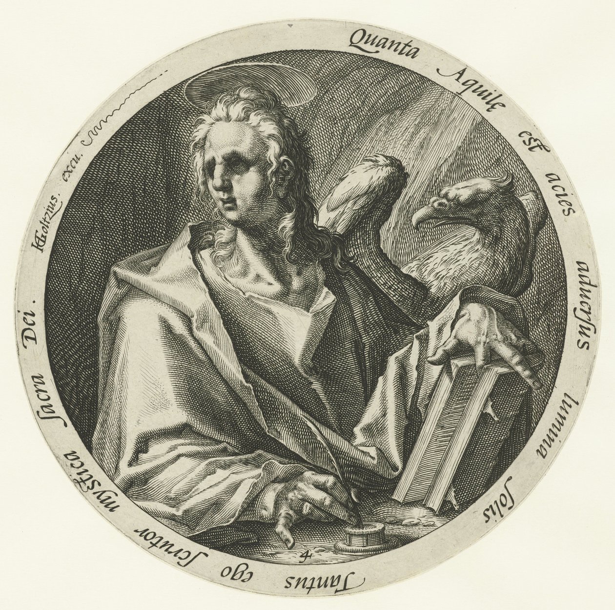 Evangelist John The Four Evangelists (dizi adı) by Jacob de Gheyn (II) (attributed to)