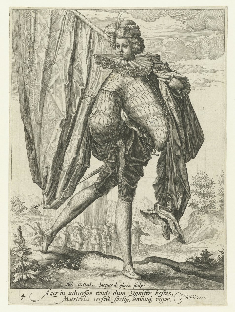 sancak Subaylar ve Askerler (dizi adı) by Jacob de Gheyn (II)