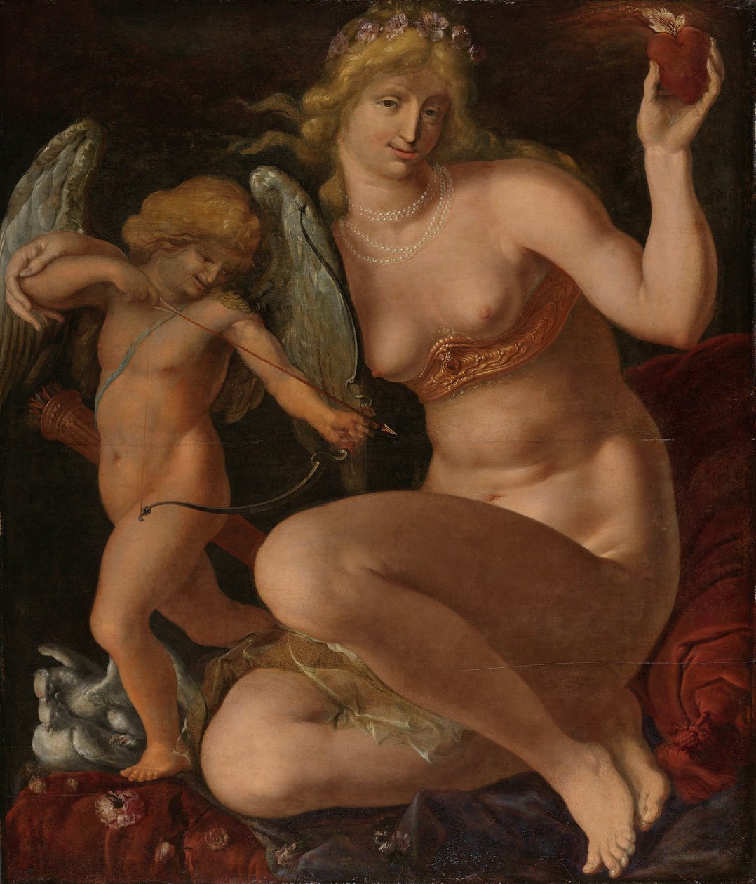 Venüs ve Amor by Jacob de Gheyn (II)