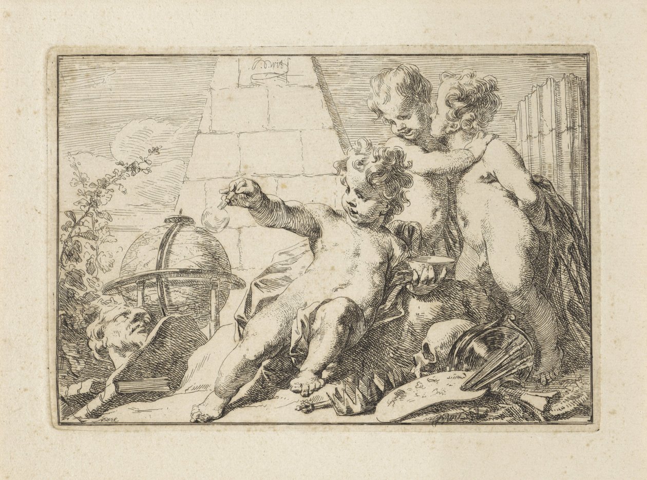 Geçicilik Alegorisi by Jacob de Wit