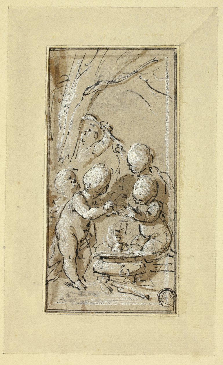 Kış Alegorisi by Jacob de Wit