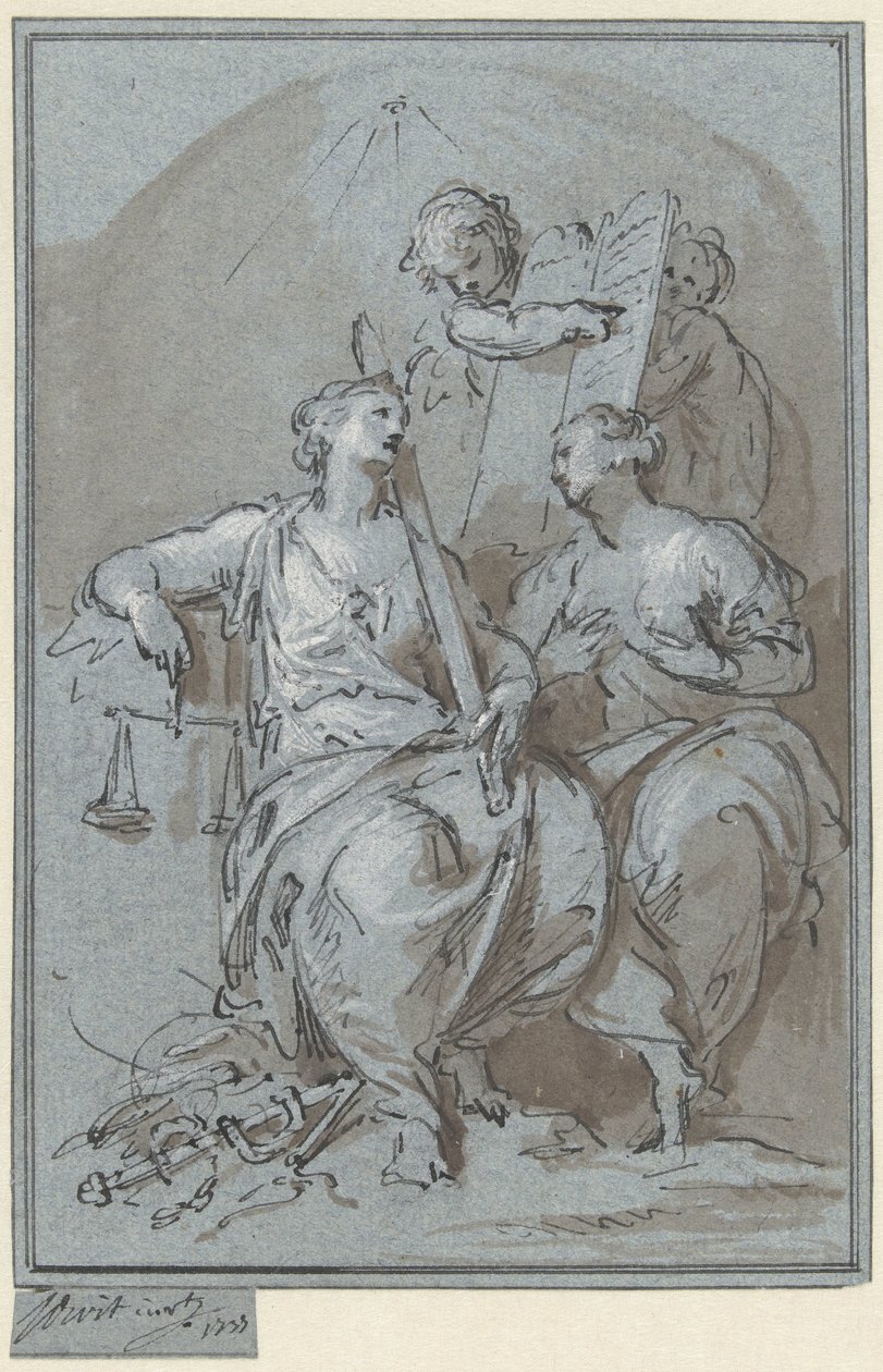 Adalet ve Merhamet by Jacob de Wit