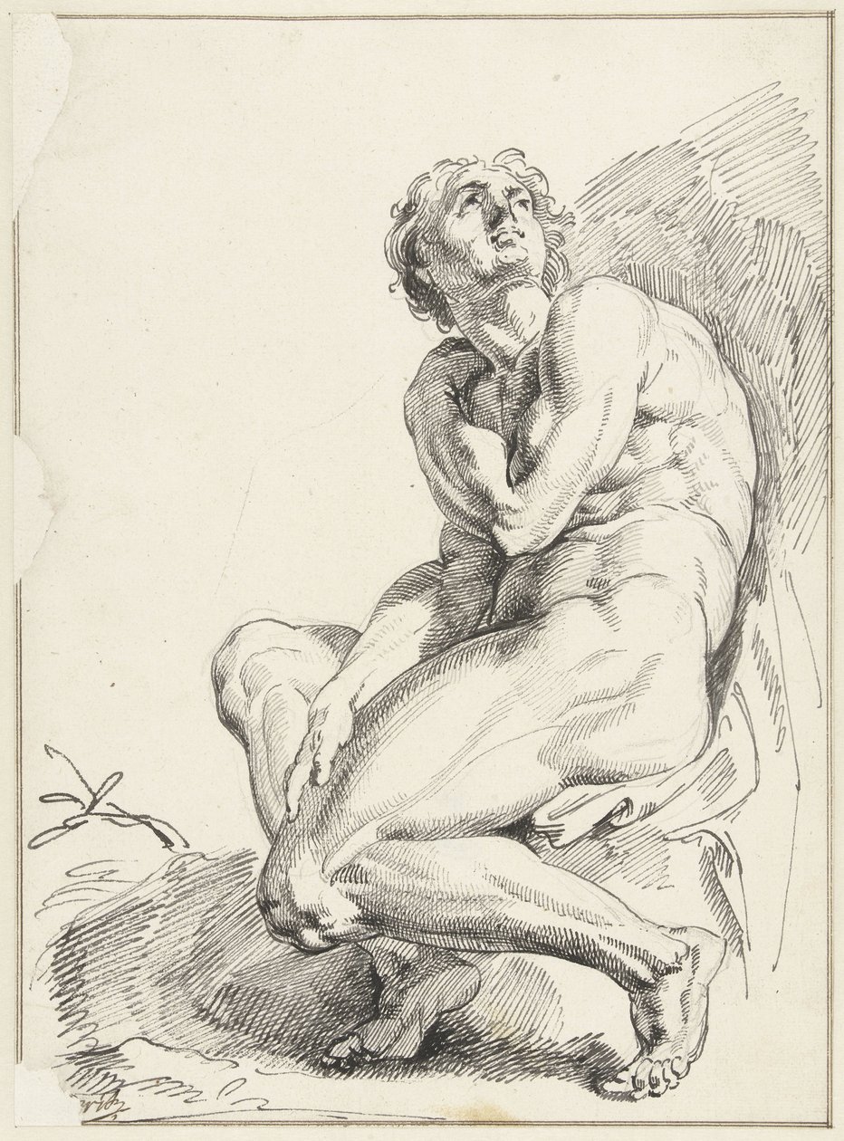 çıplak adam by Jacob de Wit