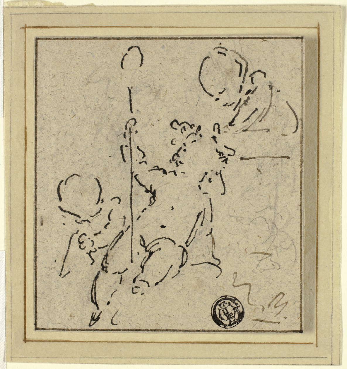 Üç Putti by Jacob de Wit