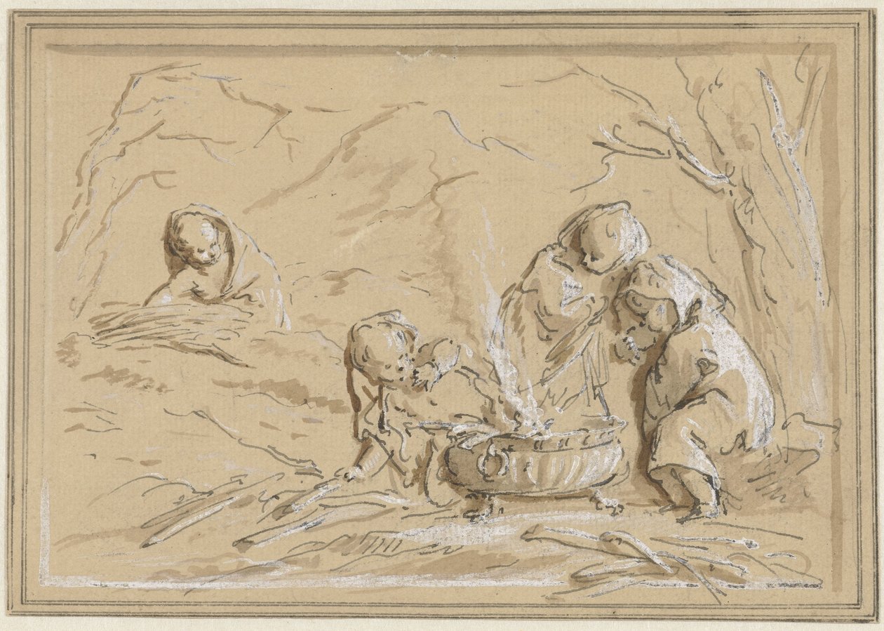 Kış mevsimi Dört Mevsim (dizi adı) by Jacob de Wit