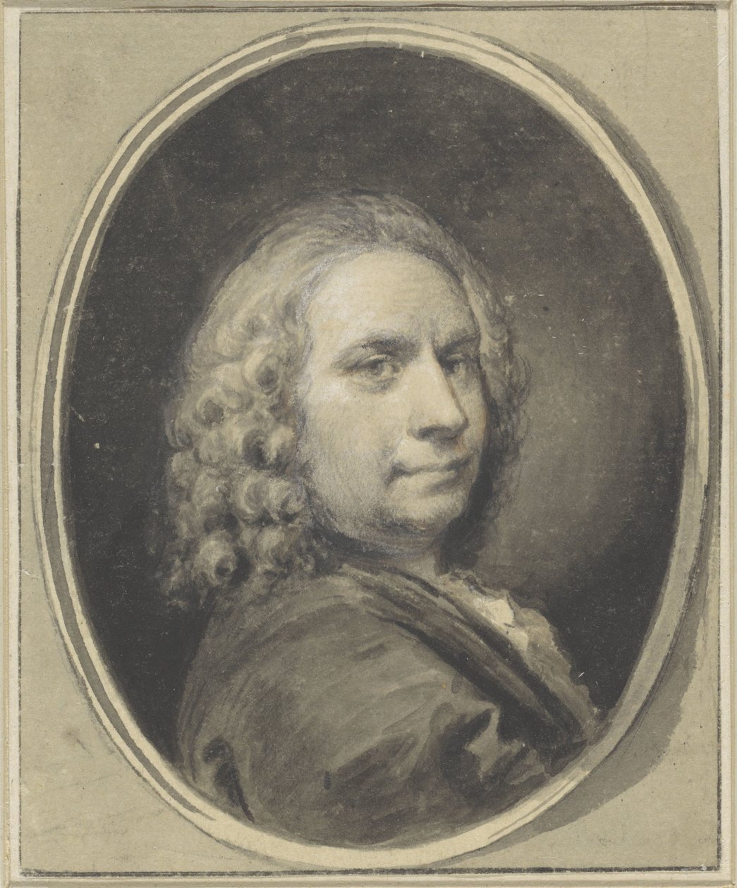 Jacob de Wit'in kendi portresi by Jacob de Wit