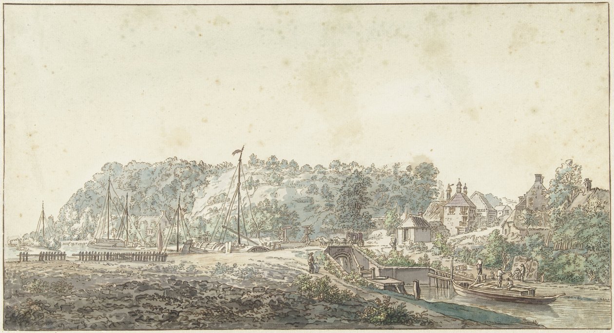 Rhenen ve Wageningen arasındaki Grebbe