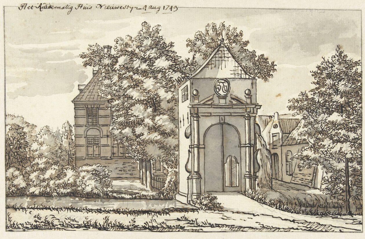 Knightly House Nieuwestijn (nesne üzerindeki başlık) by Jacob van Liender